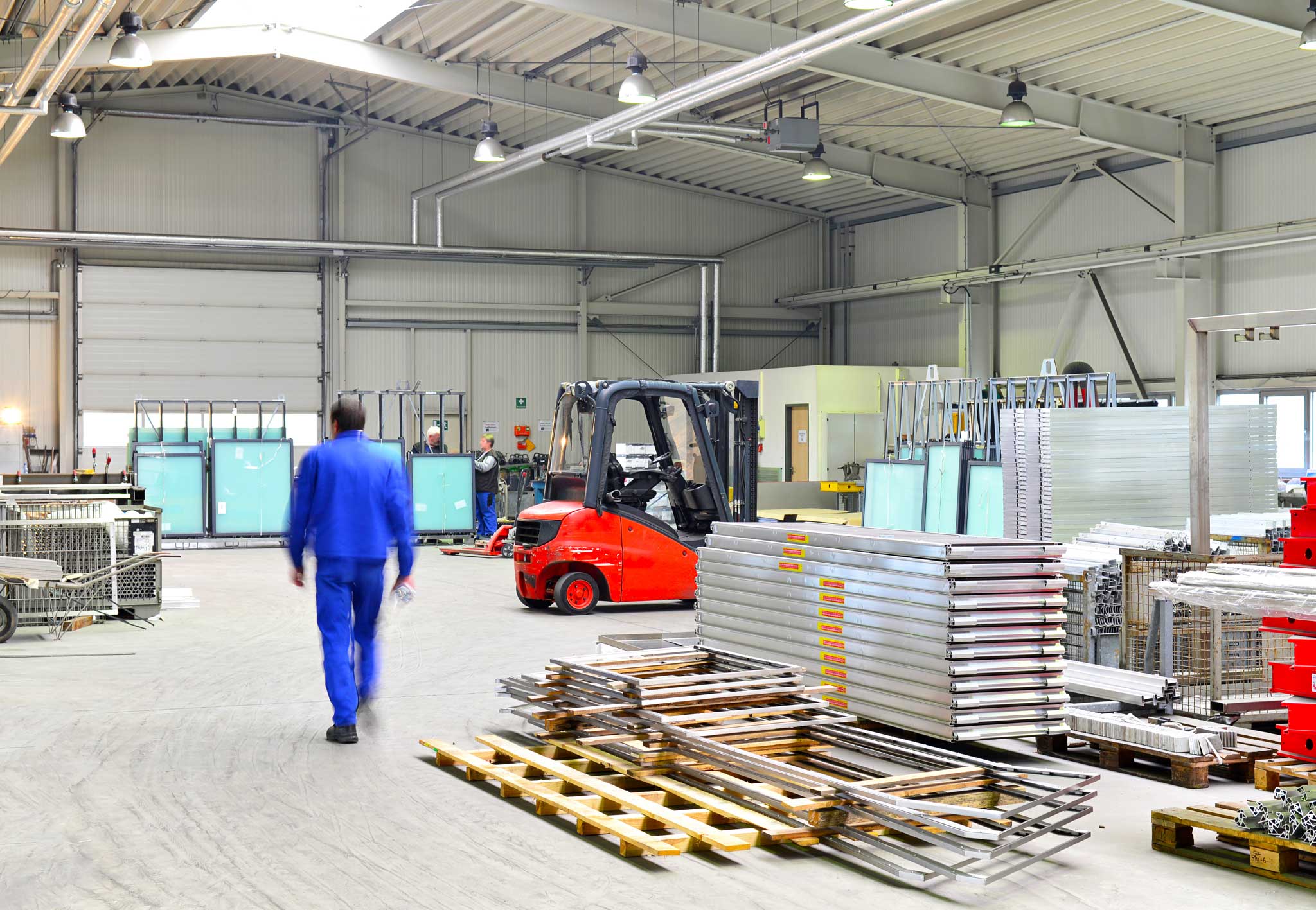 Das Bild zeigt einen mittelständischen Betrieb mit Finanzierungsbedarf.